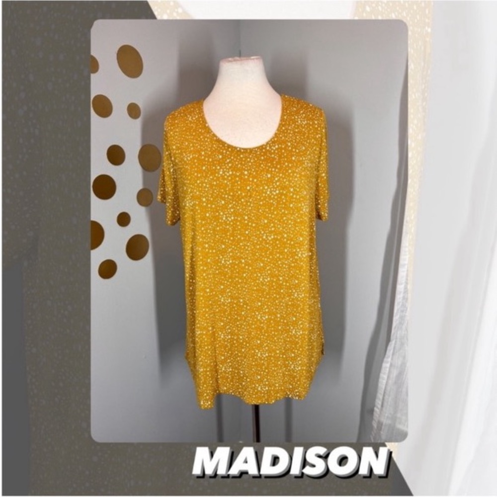 EUC Madison Polka Dot Short Sleeve Tee